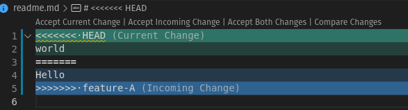 git merge conflict 2