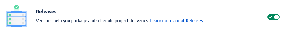 Enable Jira Releases Feature